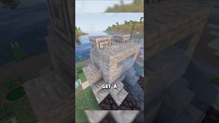 HOW TO MAKE STONE FROG STATUE IN MINECRAFT SIMPLE AND EASY #minecraft #howto #how #terraria #frog