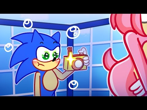 SONIC TAKES A PICTURE OF AMY! 🙊😍 SONIC in MINECRAFT