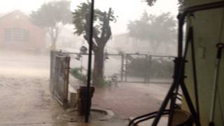 Hail storm in Zapata TX🌫🌧
