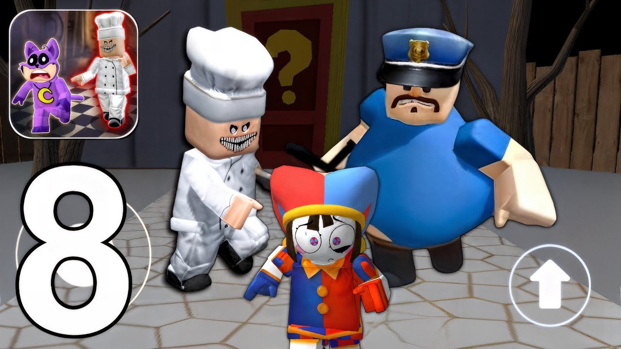 Pomni Pizza Parkour VS Barry Parkour Escape - Gameplay Walkthrough Part 8 (Android, iOS)