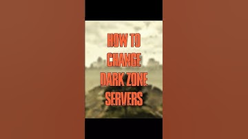 HOW TO CHANGE DARK ZONE SERVERS | The Division 2 #shorts #division2