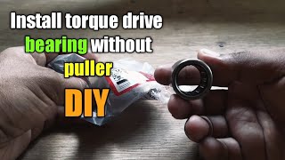 how to replace torque drive bearing without puller to my honda click