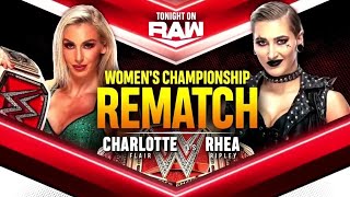 Charlotte Flair VS Rhea Ripley 1\/2