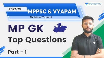 MP GK Top Important Questions | Part - 1 | MPPSC & VYAPAM | Shubham Tripathi