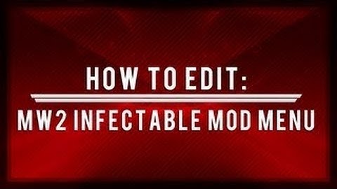 MW2 | How To Edit A Cfg Mod Menu | PS3