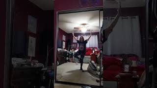 Tree Pose Variation with arm extension and stretching/4-10-26/Thanks for Watching 🥰💯 Subscribe 💯💪🥰
