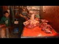 Nepalese butcher shop