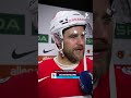 Berglund talks hat-trick magic! 🎤🎩 | 2026 #MensWorlds #IIHF
