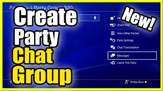 How To Create A Party Chat Group And Add Friends Ps4 Update 8 00