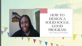 Famous Nonprofit Program Design - How to define the problem or business need - craft a problem statement. Wealth