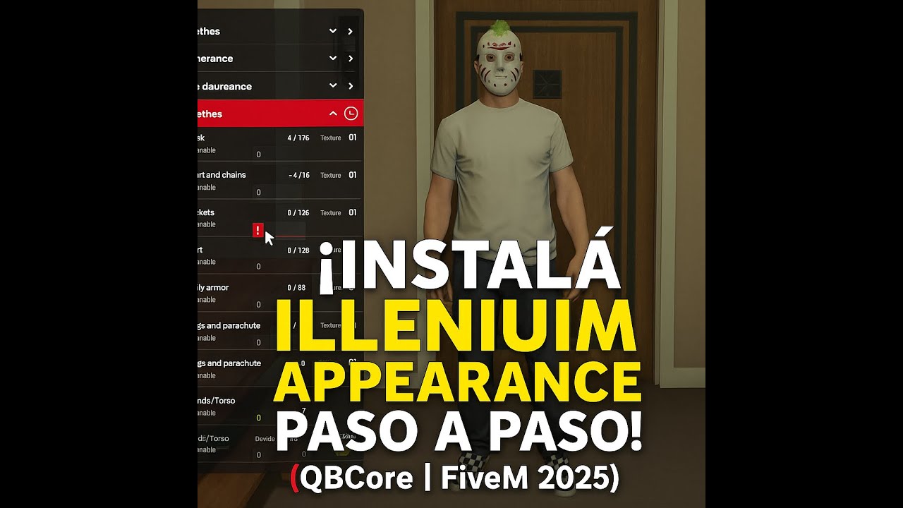 Illenium Appearance 2025 🔥 | Paso a Paso 🛠️ | QBCore | FiveM RP 🎮 - YouTube