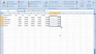 Excel 2007 Tutorial 12: Intro to Formulas