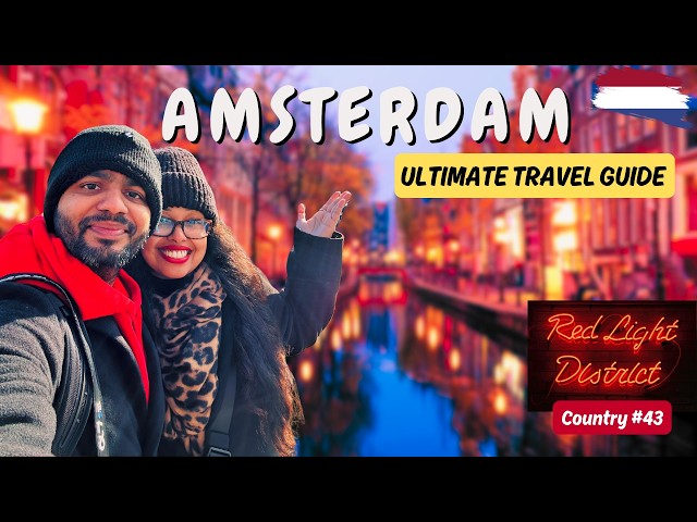 Travel vlog - Discover BUDGET TRAVEL Secrets in Amsterdam's 🇳🇱 Red Light District