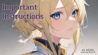 AI MUSIC】♫Important Instructions［ANIME］V4 version - YouTube