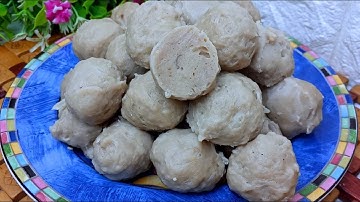 RESEP DAN CARA MEMBUAT BAKSO DAGING SAPI YANG KENYAL ANTI GAGAL | RESEP BAKSO DAGING SAPI KRES KRES
