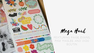 I caved and I’m not even sorry! | Scrapbook Haul feat. Paige Evans, Pink Paislee and Vicki Boutin