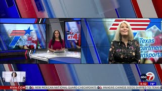 ABC-7 at 4 TXDOT urging Super Bowl Fans to Drive Safely 1346910