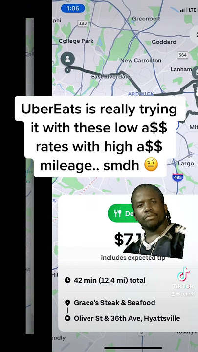 Why I may stop delivering for UberEats #ubereats #ubereatsdriver #ubereatspay #ubereatsdelivery #fye