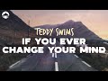 the perfect teddy swims 2025 playlist every teddy swims