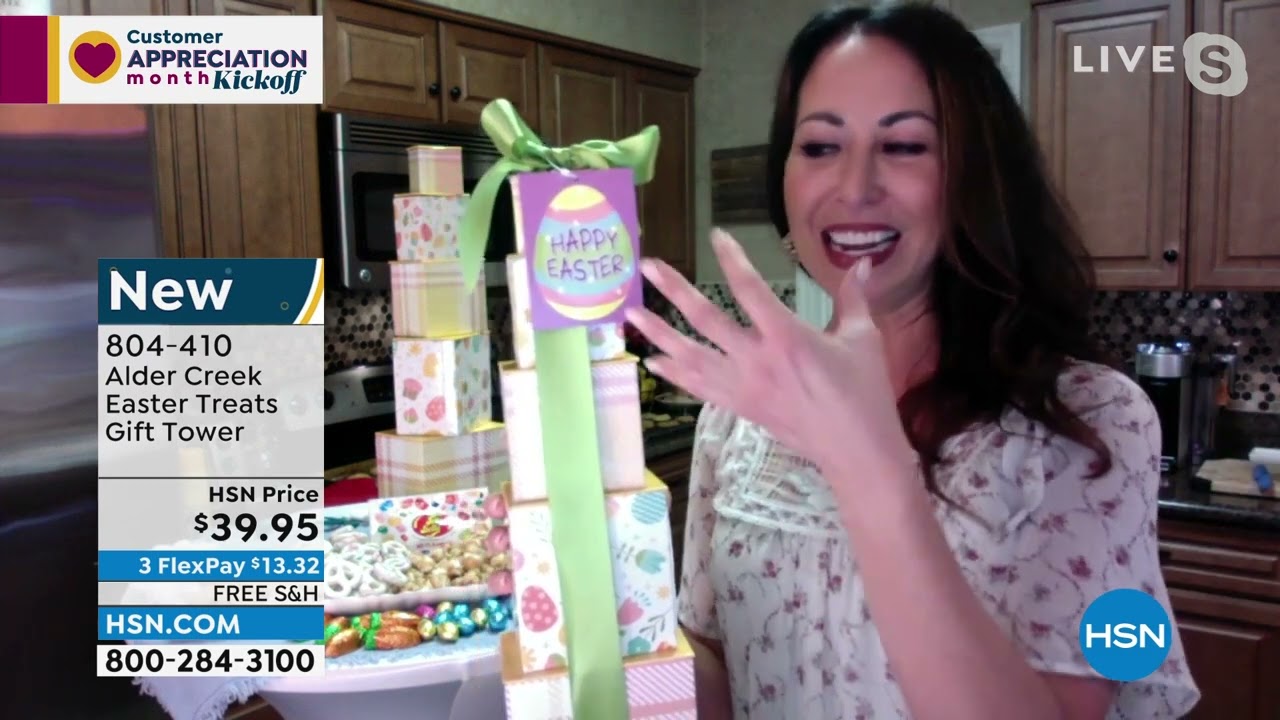 Alder Creek Easter Treats Gift Tower