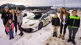 Family Vacation In A Lamborghini