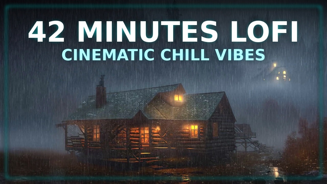 42 Minutes of Cinematic Lofi ☕ Rainy Café Vibes for Deep Focus & Relaxation