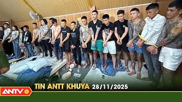 Tin tức an ninh trật tự nóng, thời sự Việt Nam mới nhất 24h khuya ngày 28/11 | ANTV