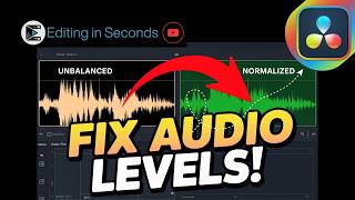 How to Normalize Audio in DaVinci Resolve | Step by Step Tutorial for Beginners