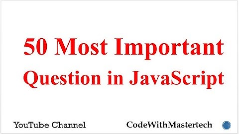 Top 50 JavaScript MCQ