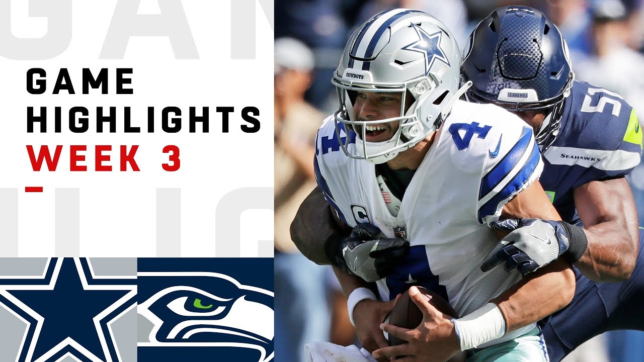 Cowboys Vs Seahawks Week 3 Highlights Nfl 2018 Youtube