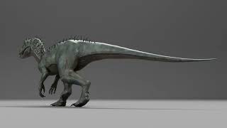 INDOMINUS-REX WALK CYCLE (Jurassic World, 2015) - 3D Animation - EXTENDED CLIP