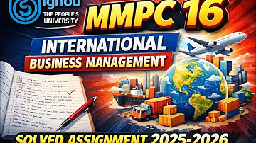 MMPC 16 Solved assignment 2025-2026 | MMPC 16 solved handwritten assignments 2025-2026 in English