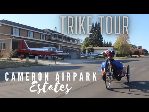 A Recumbent Trike Tour of Cameron Airpark Estates on the ICE VTX