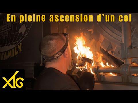 Video 739 le camion prend feu en plein col de montagne #camion #dépanneuse #coloniatovar