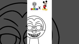 Mickey Mouse In Sprunki Style