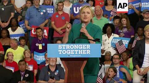 Clinton Bashes Trump Over 2nd Amendment Remarks