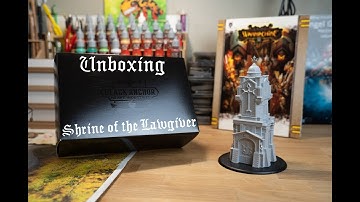 Unboxing: Shrine of the Lawgiver | Protectorate of Menoth Exemplar Structure