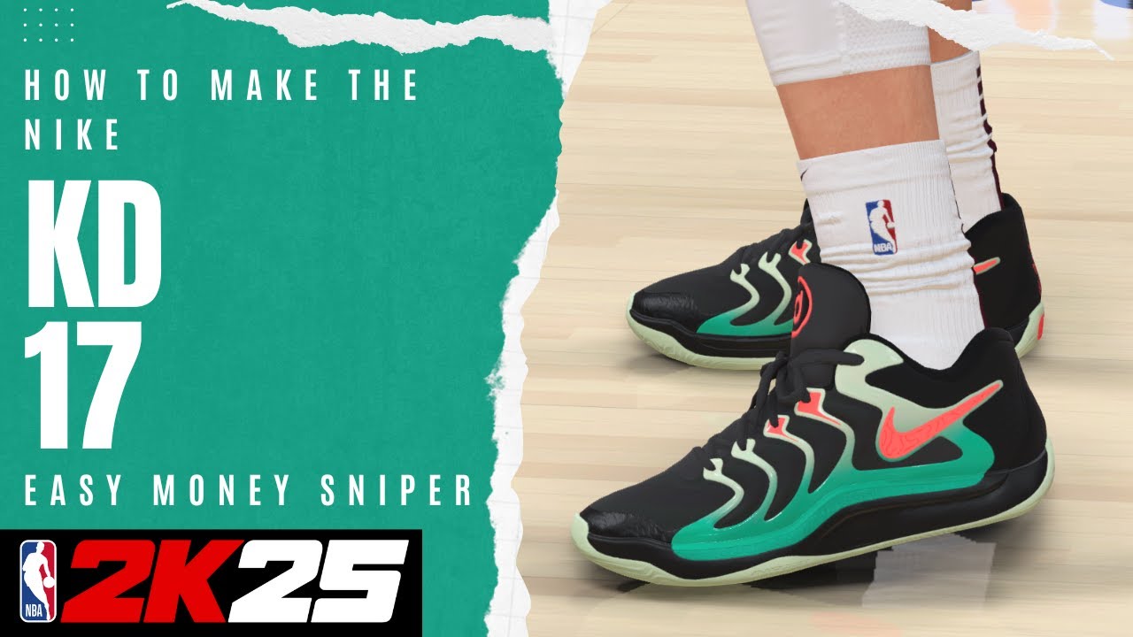 Nike KD 17 Easy Money Sniper | NBA 2K25 Next Gen Shoe Creator