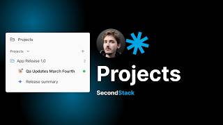 How to use Projects in SecondStack AI