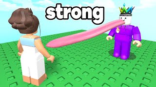 Roblox Tongue Battles But I have Strong Tongue