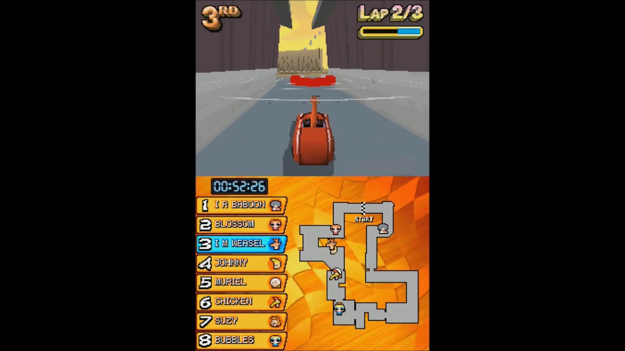 Cartoon Network Racing Game part 7 I M WEASEL!!! (Nintendo DS versio