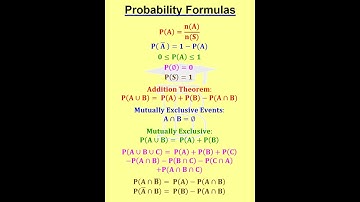 Probability Formulas -1