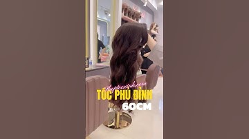 Tóc giả che hói dài 60cm làm bằng tóc thật #tocxinh #shoptocxinh #hairstyle
