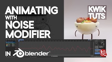 KWIK TUTS #003 // Animating with Noise Modifier in Blender