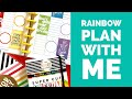 Plan With Me // Classic Vertical Happy Planner // Rainbow Spread! // April 20-26, 2020