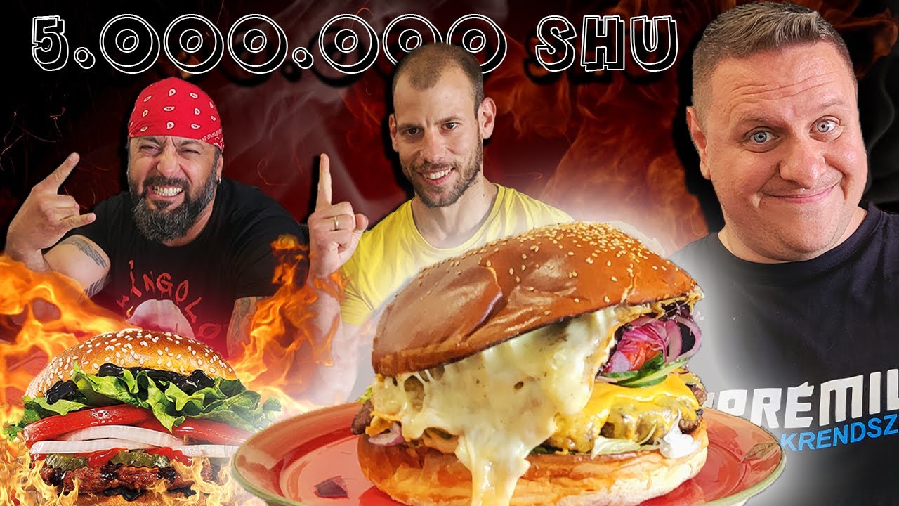 2 kg burger és Mad Dog burger kihívás❗Eddigi legerősebb burger? 🔥🌶#promotion #burger #food