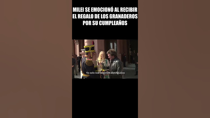 MILEI SE EMOCIONÓ con el REGALO de LOS GRANADEROS por SU CUMPLEAÑOS