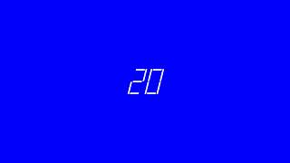 30 seconds countdown timer blue background | 30 seconds timer