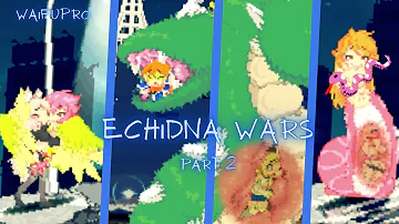 FOUR SUPER GIRLS WHO ARE OFTEN DIGESTED - Echidna Wars DX #2 - WaiFuPro 🐍🐜🐛💞