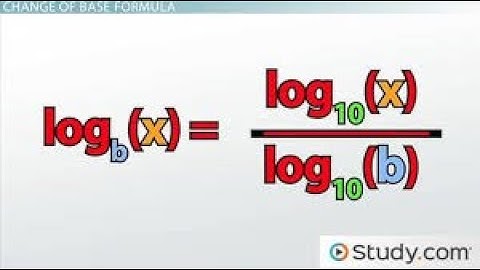 Logarithm Exercise 3.6 Qno 2